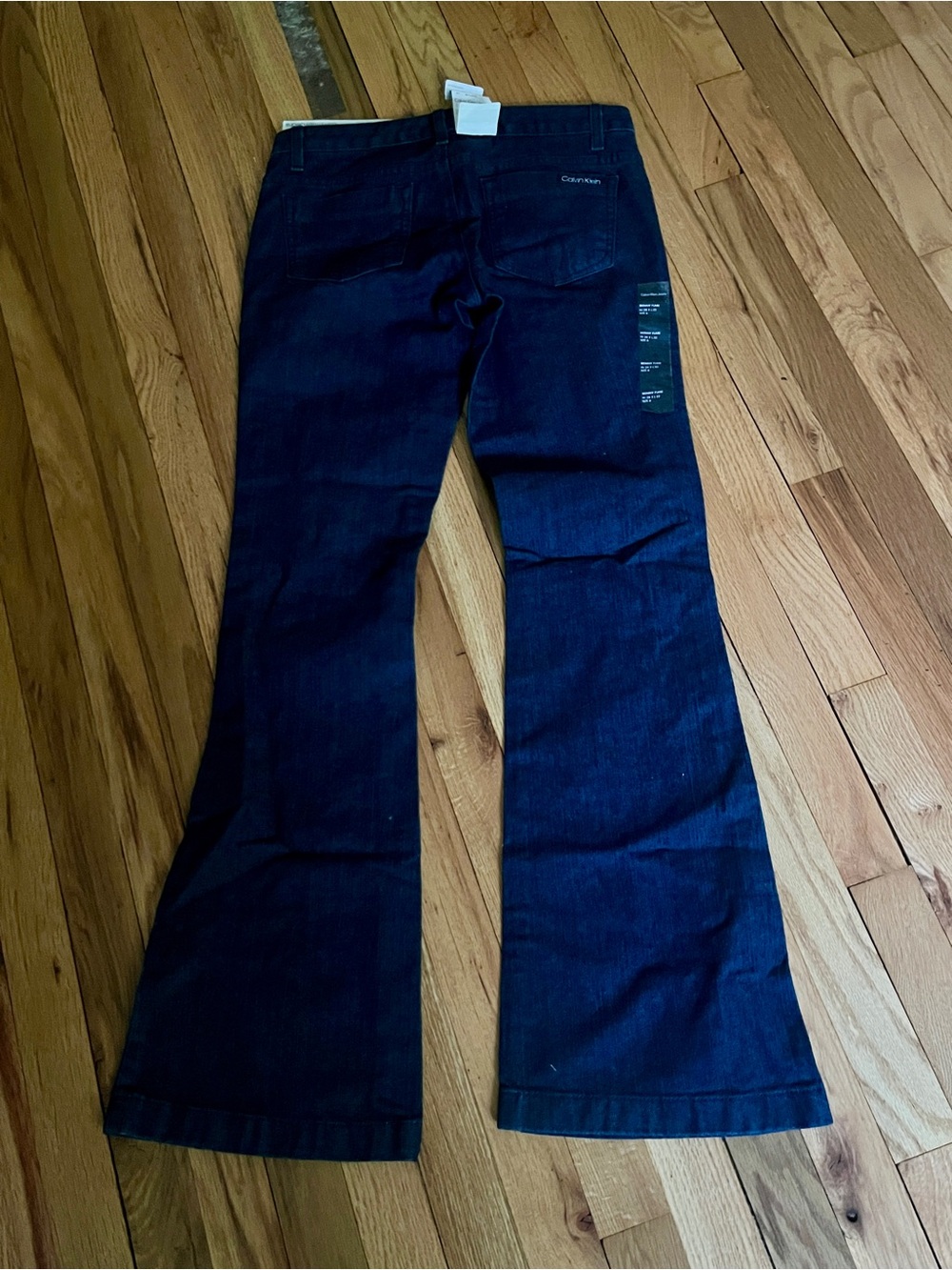 Calvin Klein Jeans Dark Blue skinny Flare Jeans 28/6 x 32”